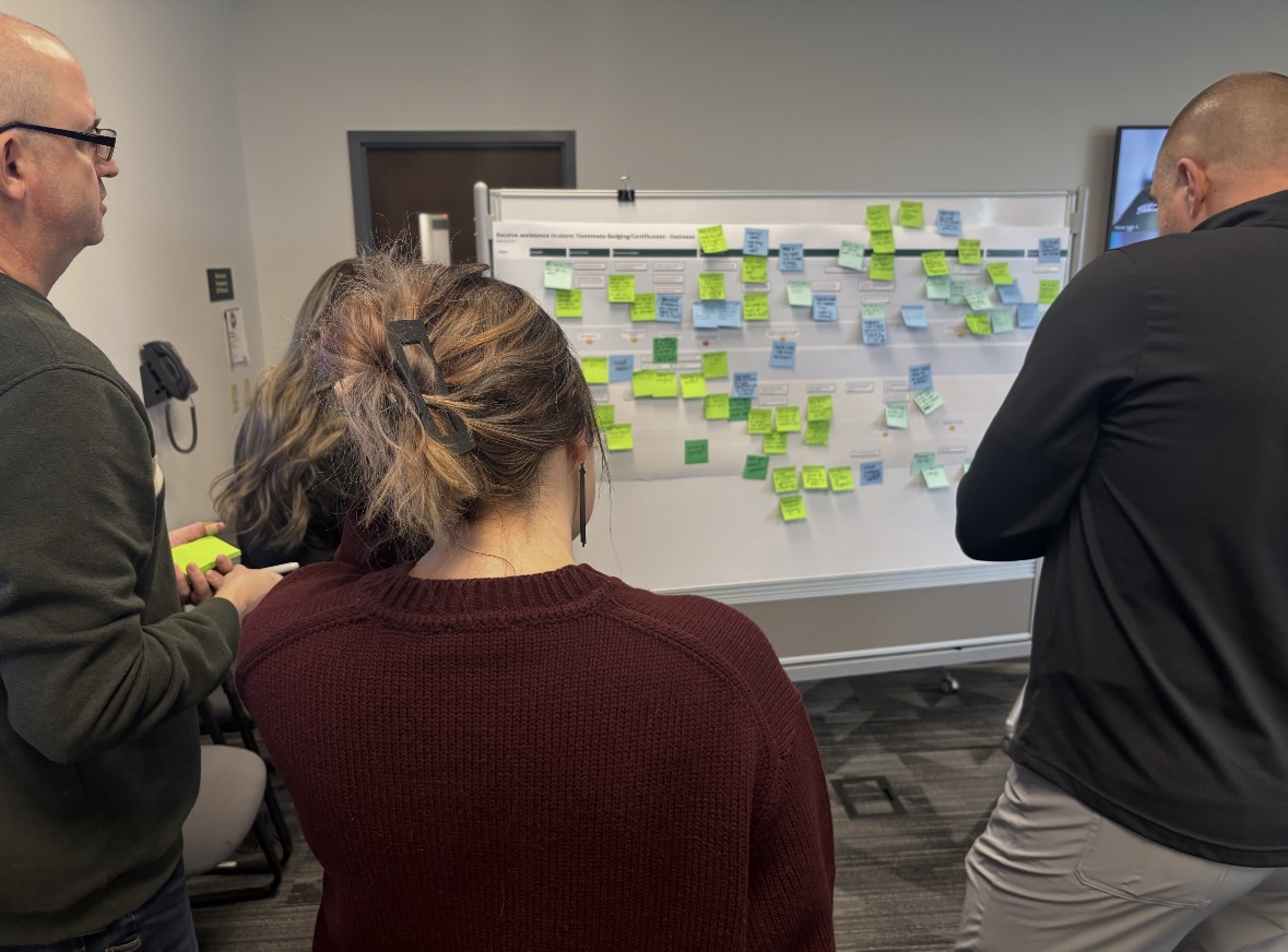 Certification service blueprint